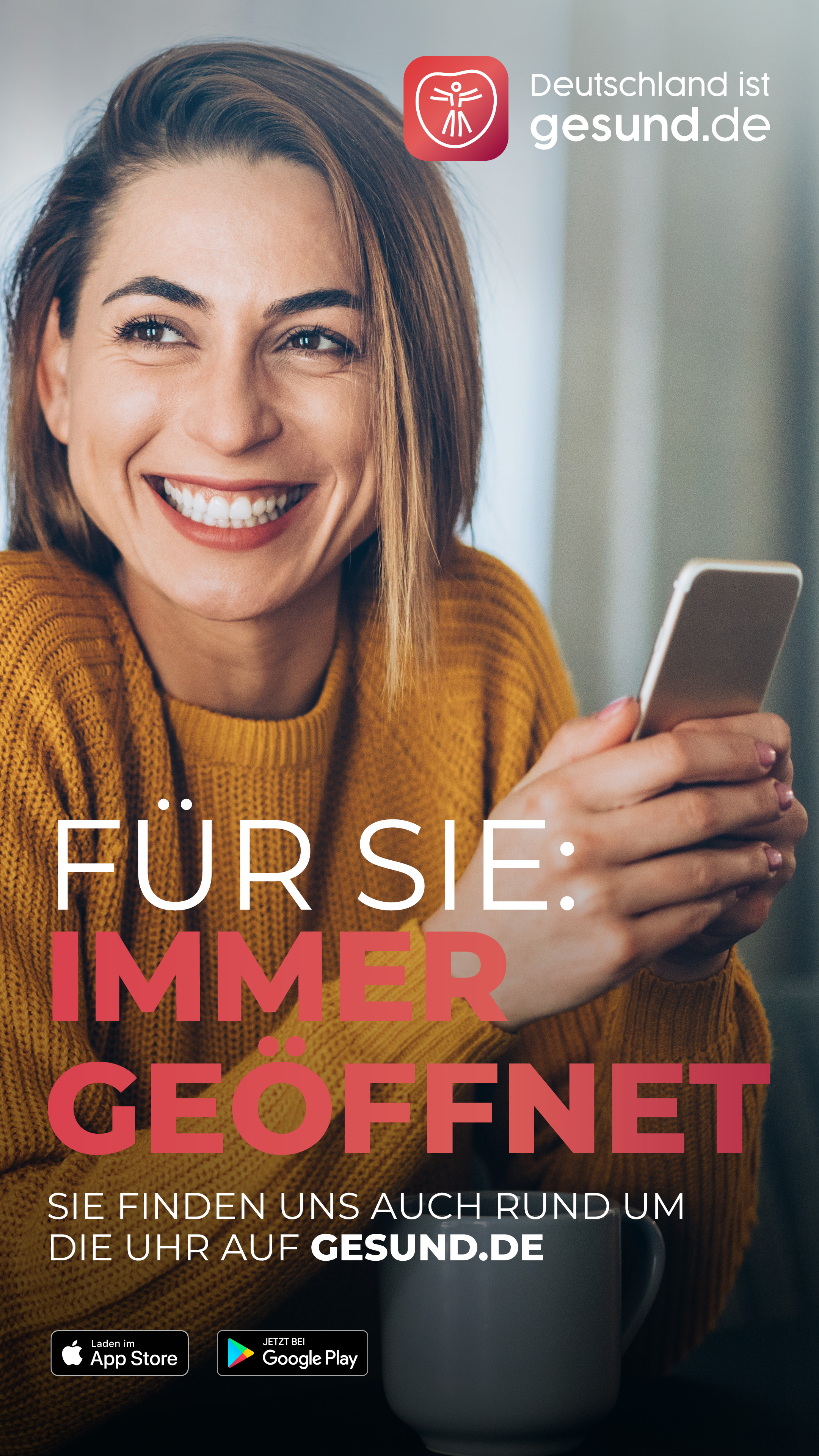 Rund um die Uhr geöffnet